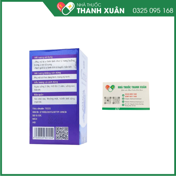 Critta Trinh nữ hoàng cung hỗ trợ hạn chế sự phát triển của u xơ lành tính